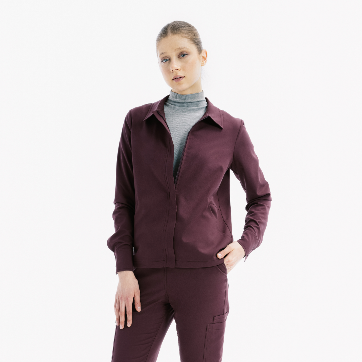 Echo Uzun Kollu Chicory Scrub Ceket