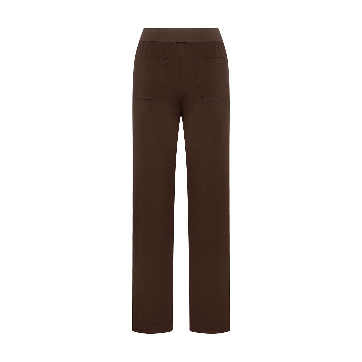 Chicago Beli Lastikli Scrub Pantolon Cocoa