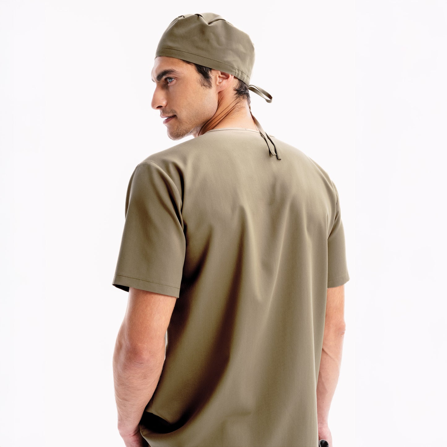 Halo Hunter Green Scrub Bone