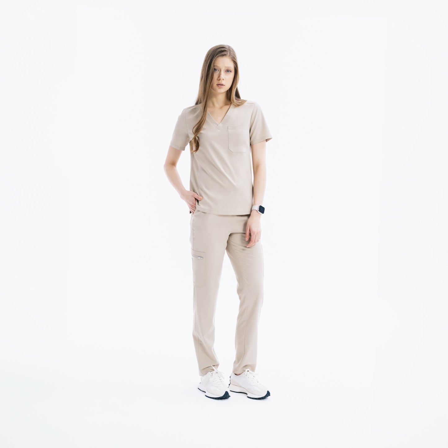 Berkley Single Pocket Marl Scrub Top