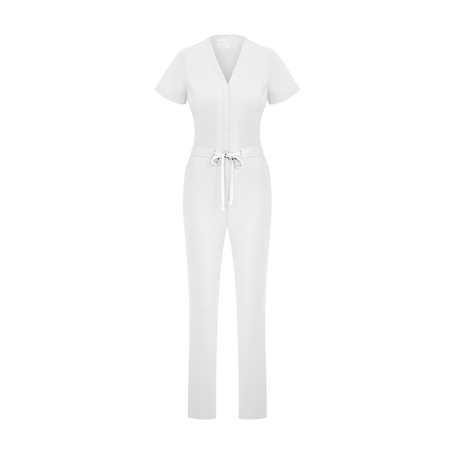 Sunray Slim Scrubs White Tulum