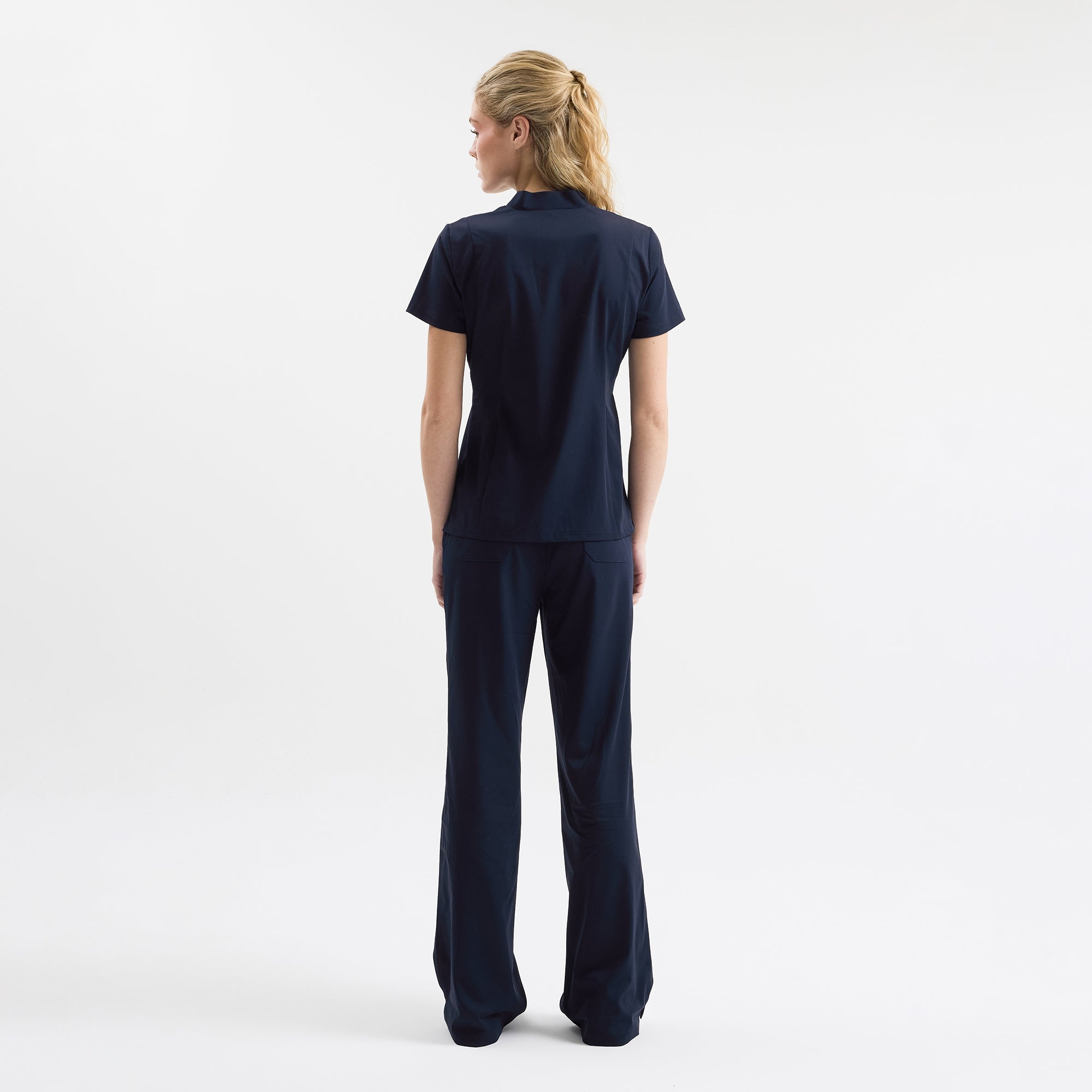 Bloom Navy Scrub Üst