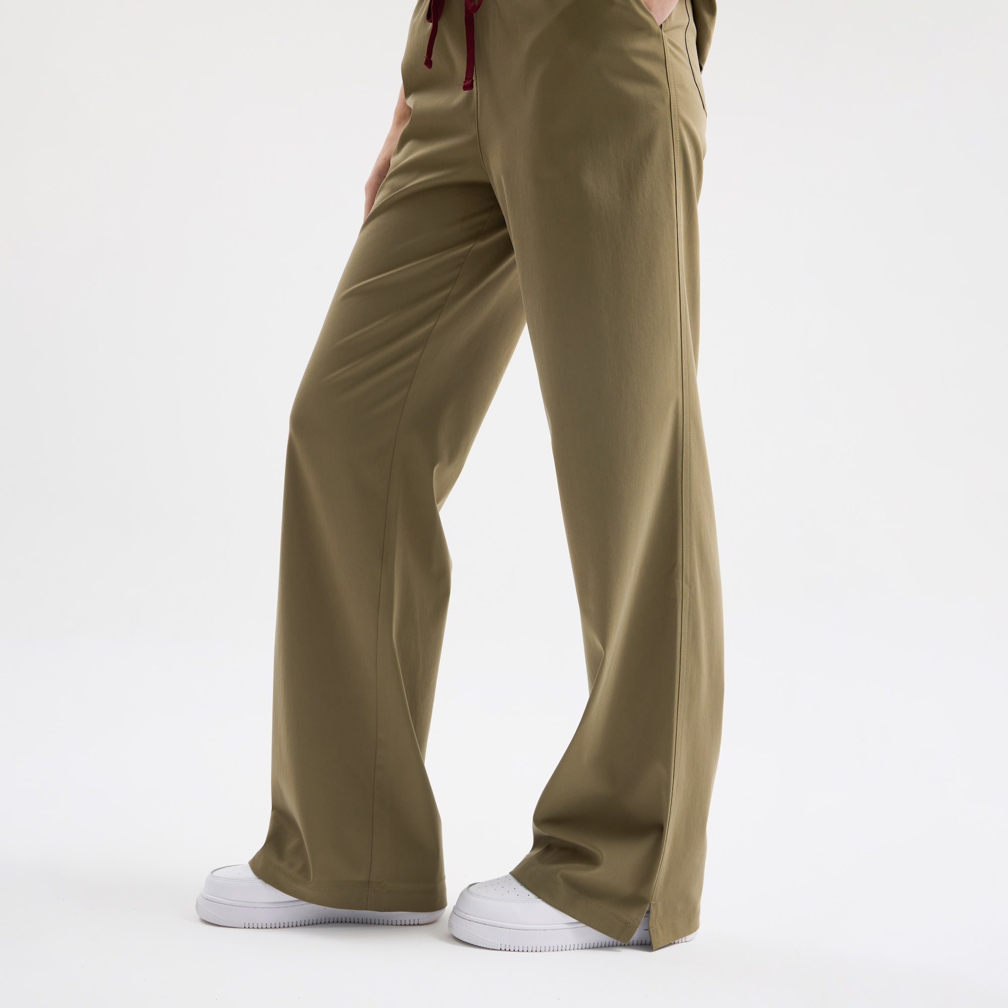 Chicago Beli Lastikli Hunter Green Scrub Pantolon