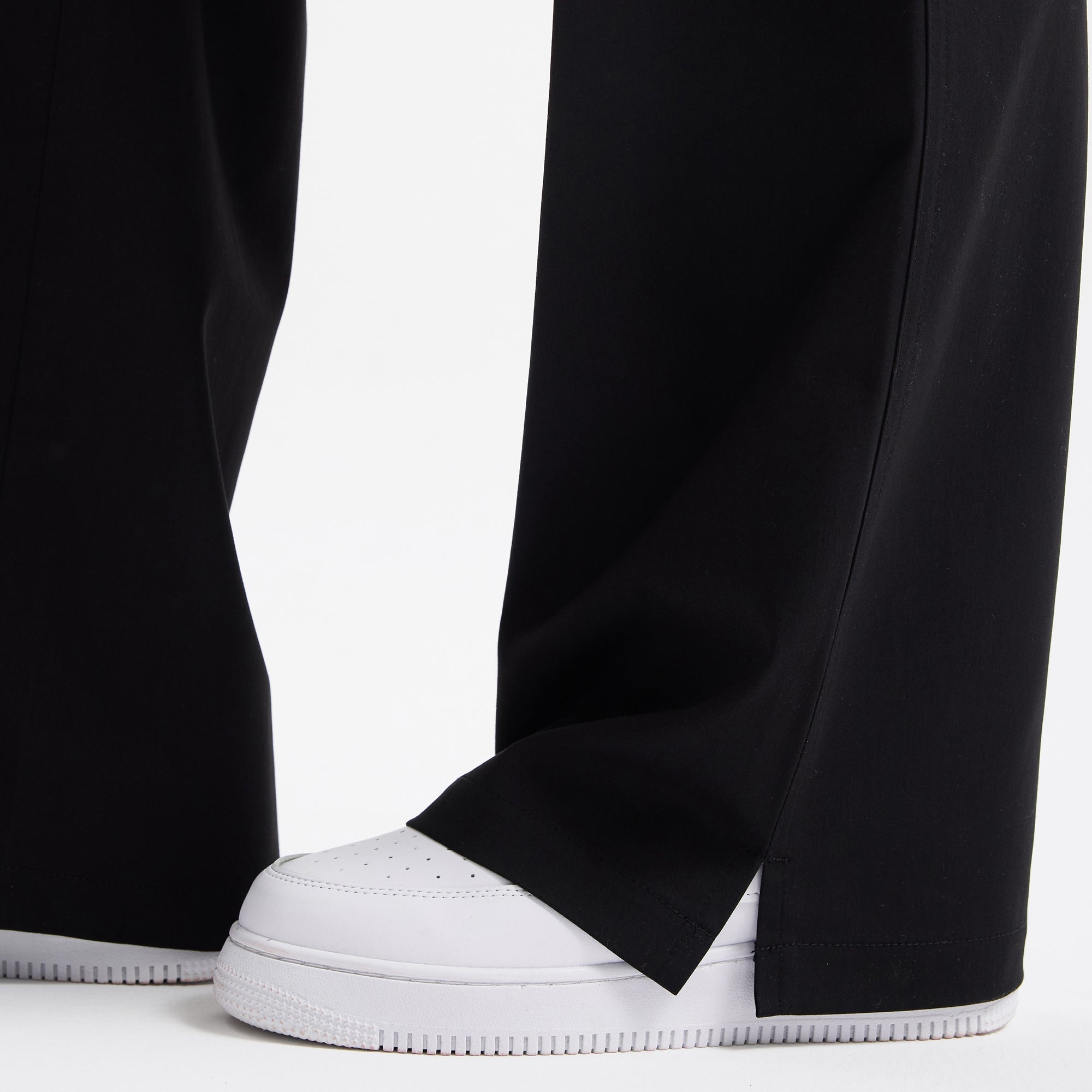 Chicago Beli Lastikli Black Scrub Pantolon