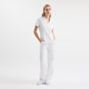 Chicago Beli Lastikli White Scrub Pantolon