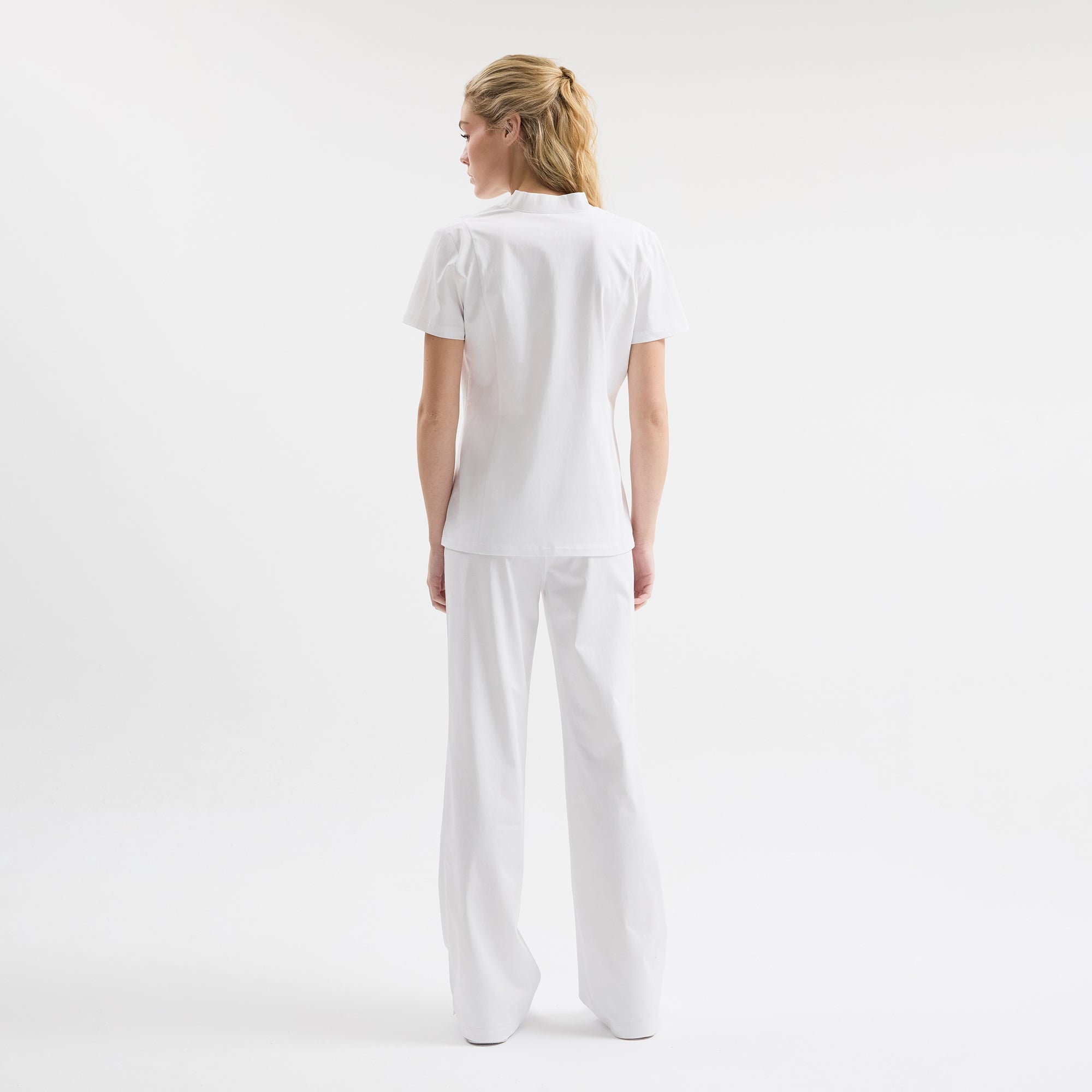 Bloom White Scrub Üst