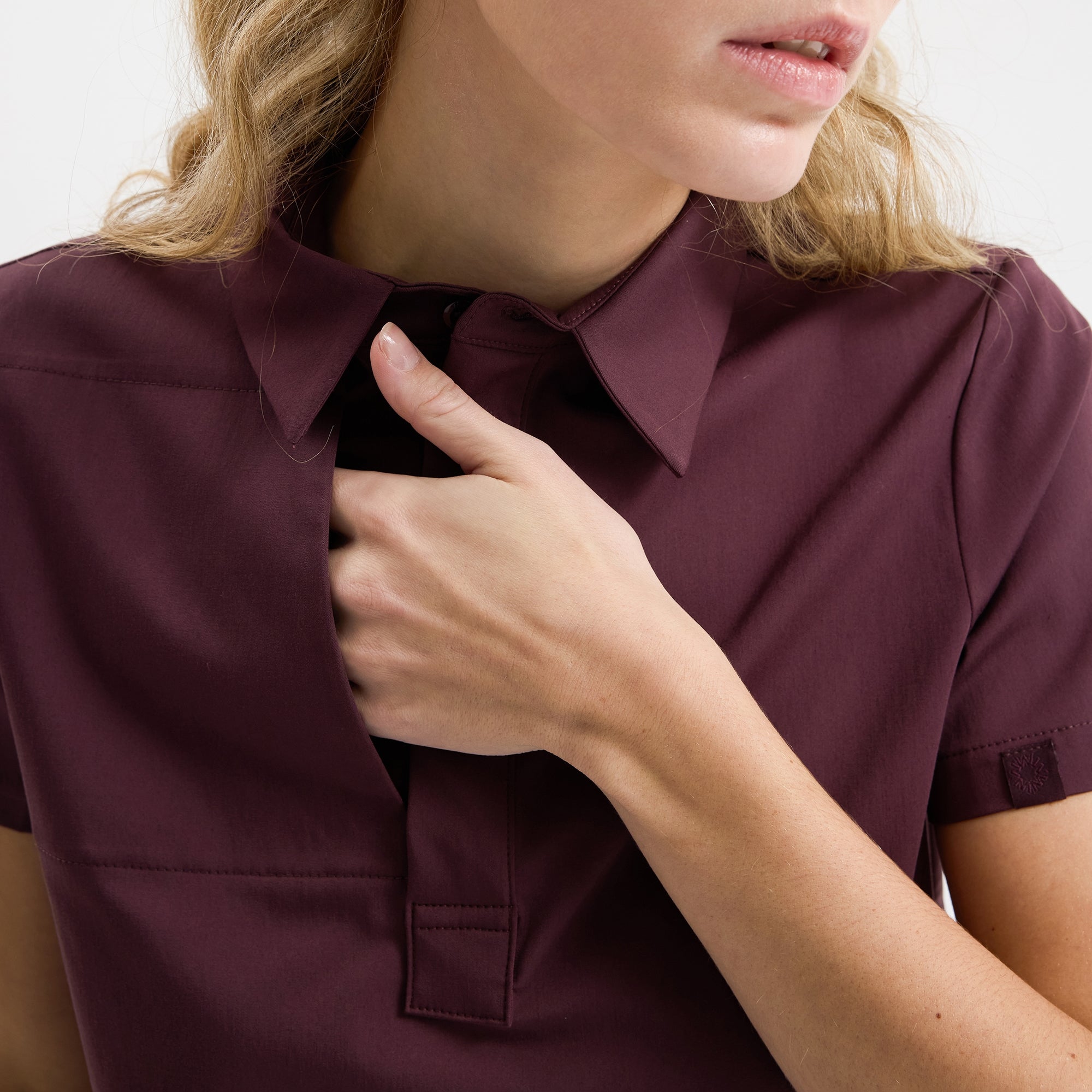 Enzo Kısa Kol Chicory Scrub Üst