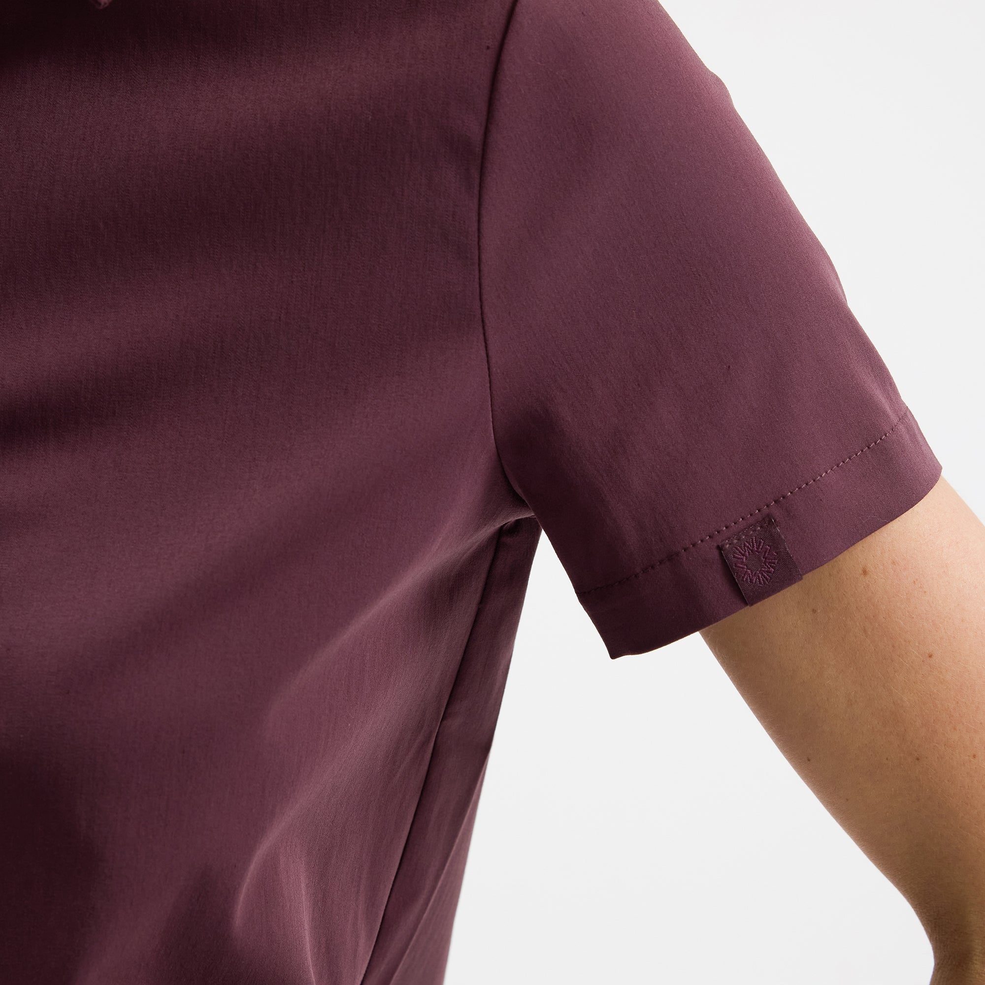 Enzo Kısa Kol Chicory Scrub Üst