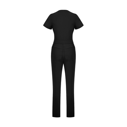 Sunray Slim Scrubs Black Tulum