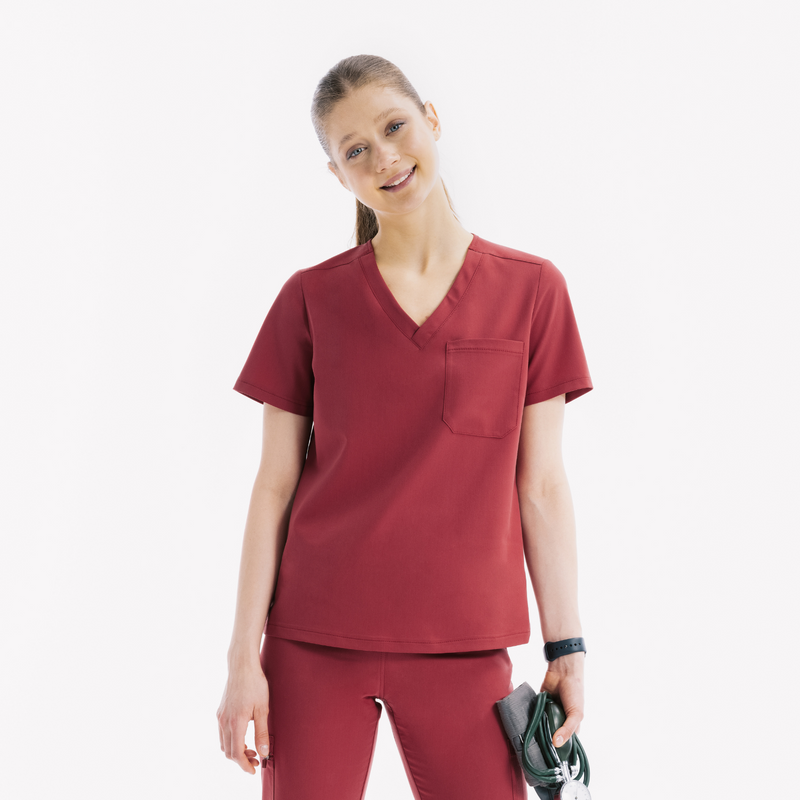 Berkley Tek Cepli Chili Scrub Üst