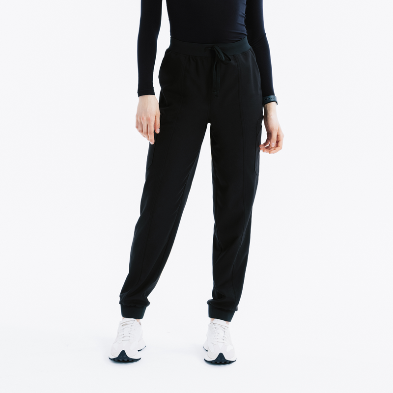 Eva Jogger Black Scrub Pantolon