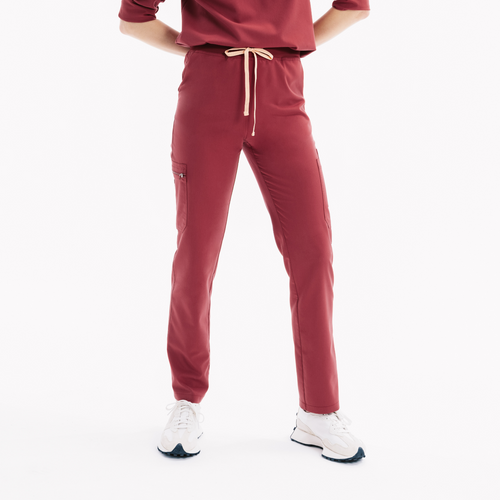 Maya Slim Chili Scrub Pantolon