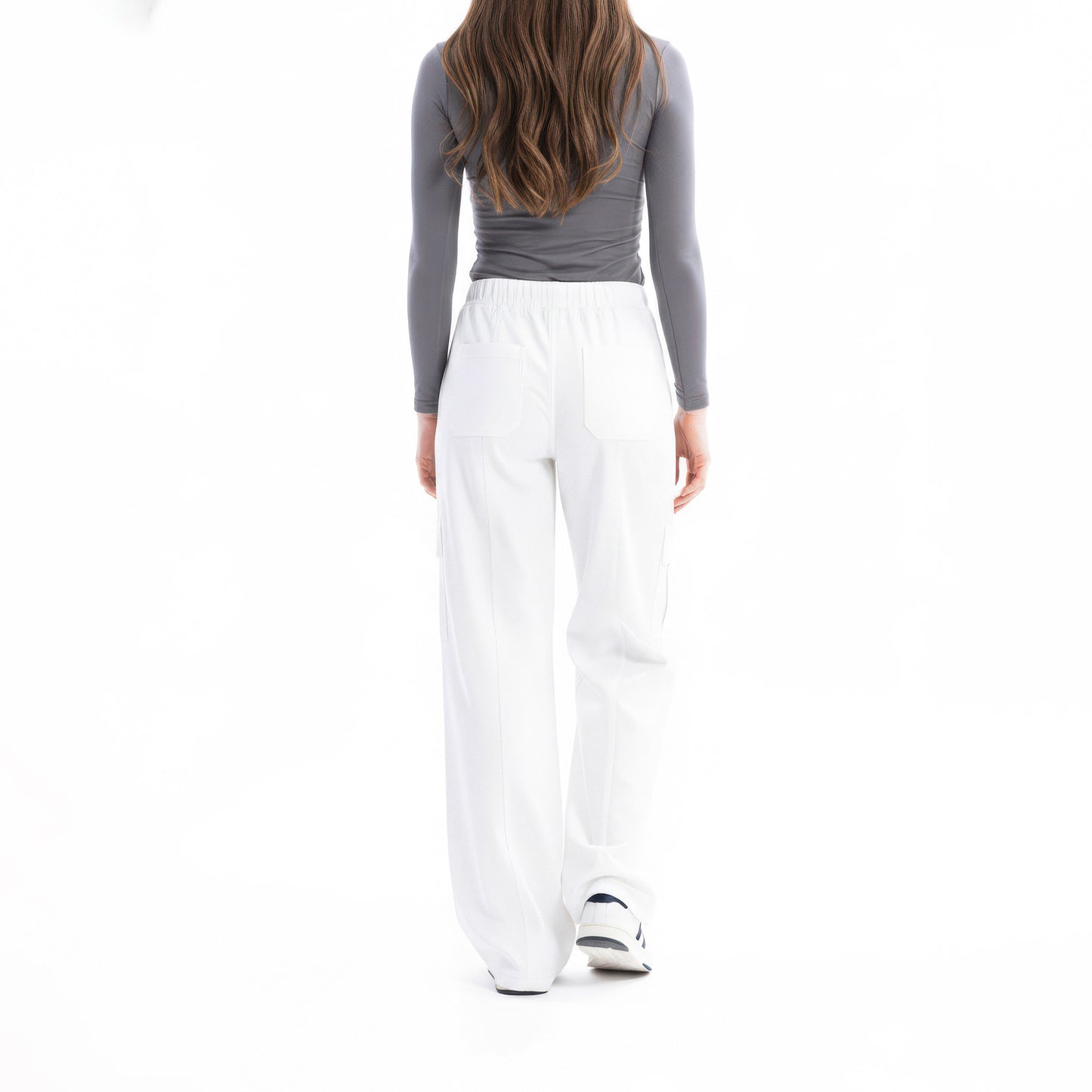 Freya Bol Paça White Scrub Pantolon