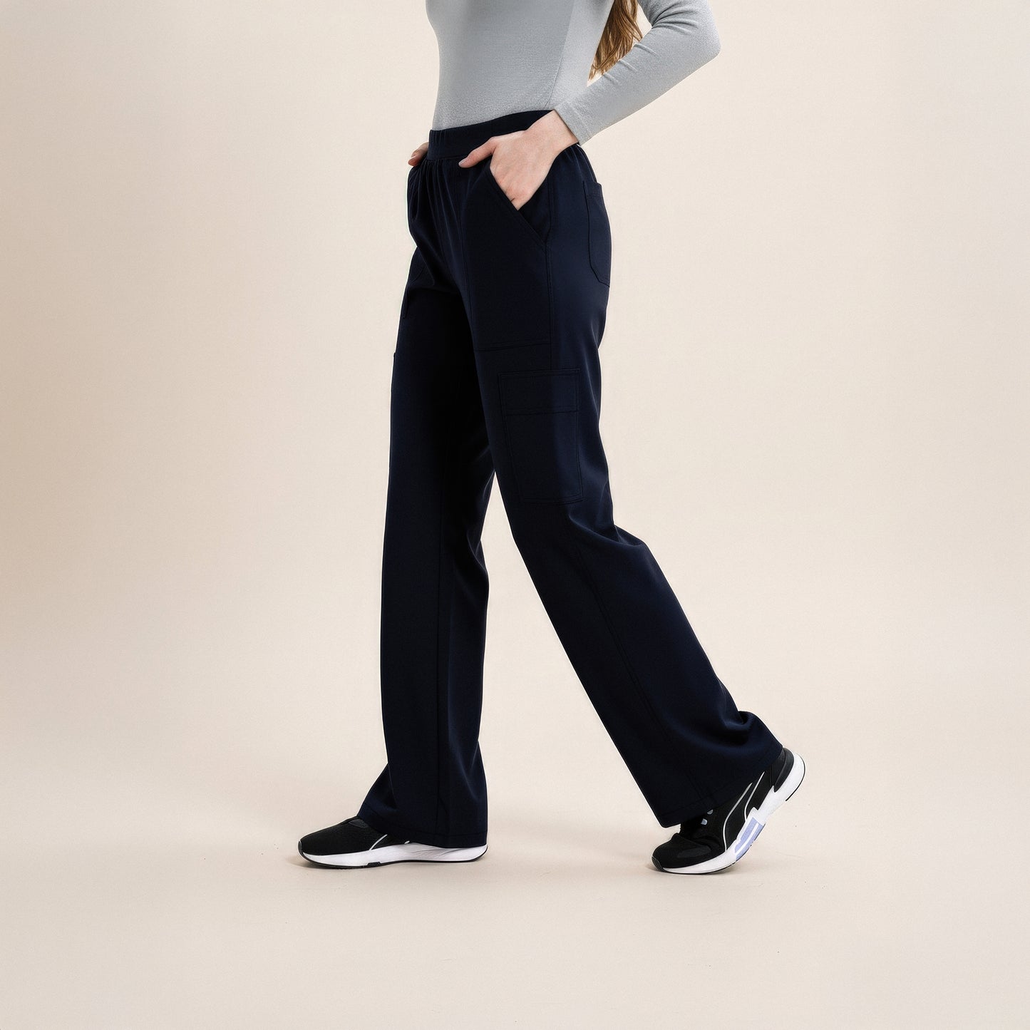 Freya Bol Paça Navy Scrub Pantolon