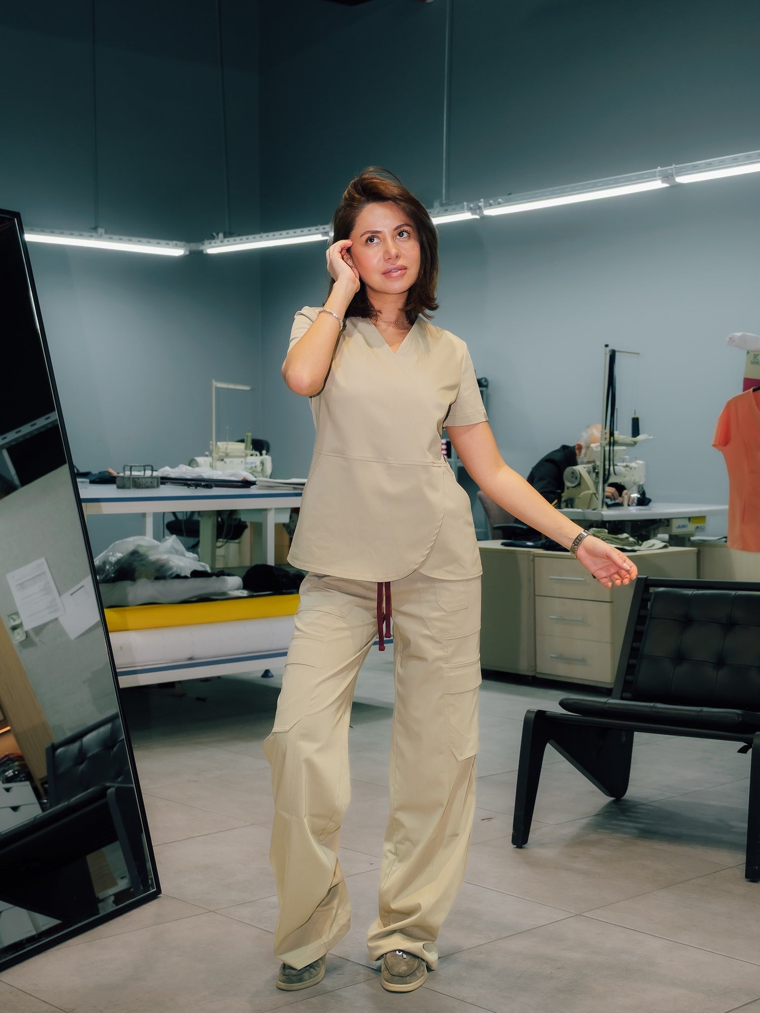 Soleil Scrubs Marl Üst