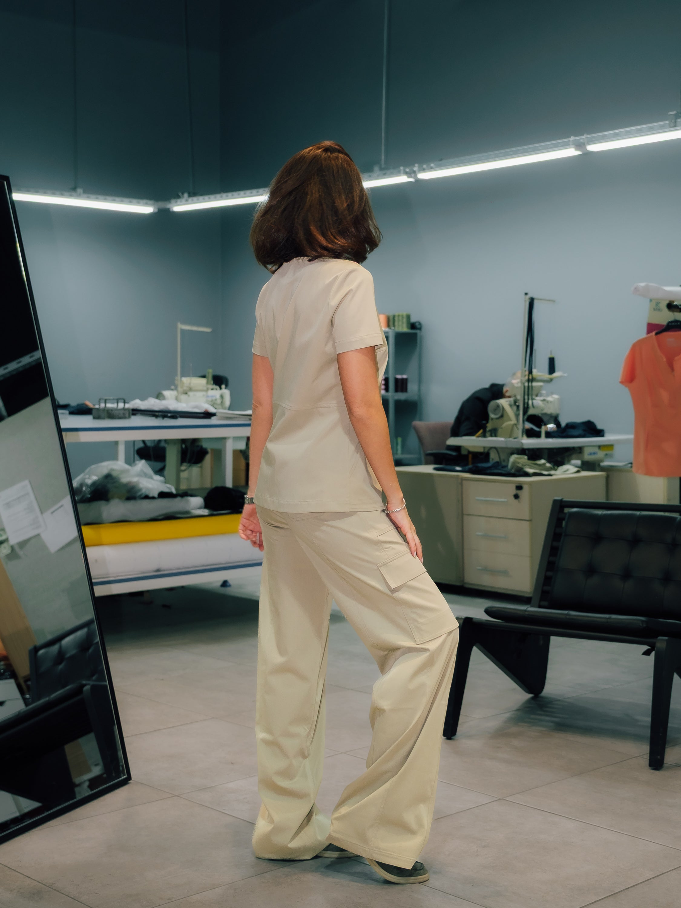 Freya Bol Paça Marl Scrub Pantolon