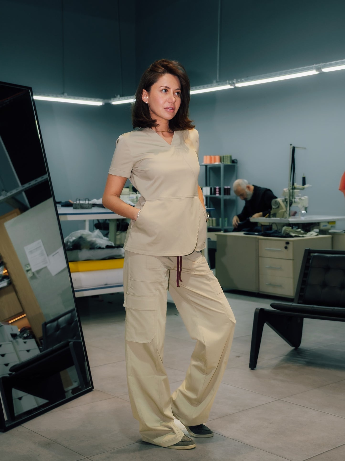 Soleil Scrubs Marl Üst