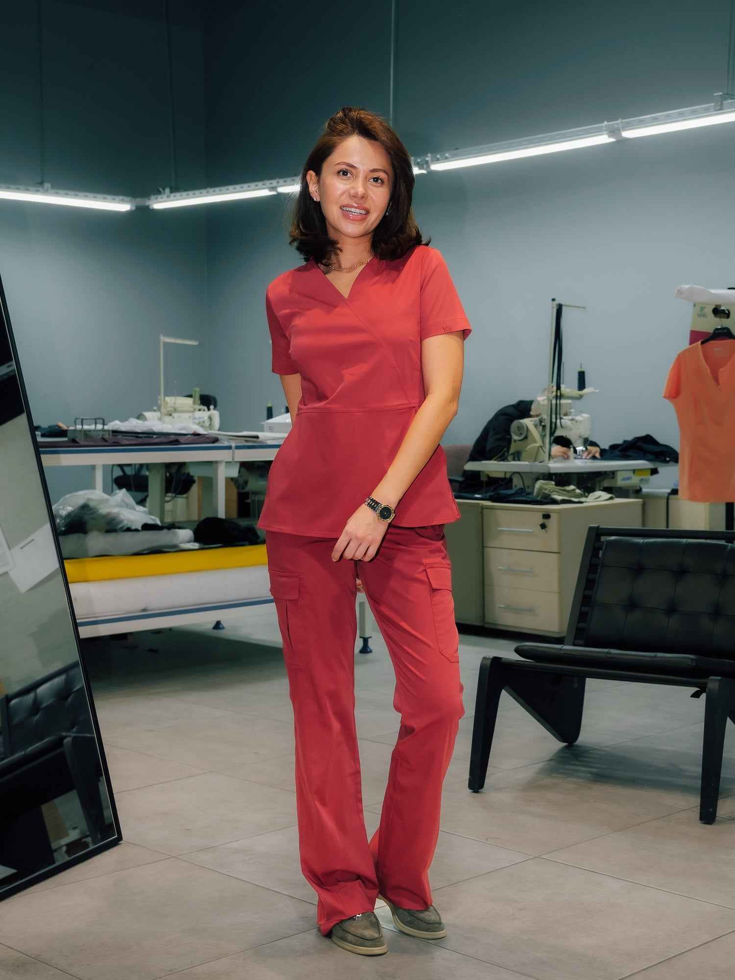 Soleil Scrubs Chili Üst