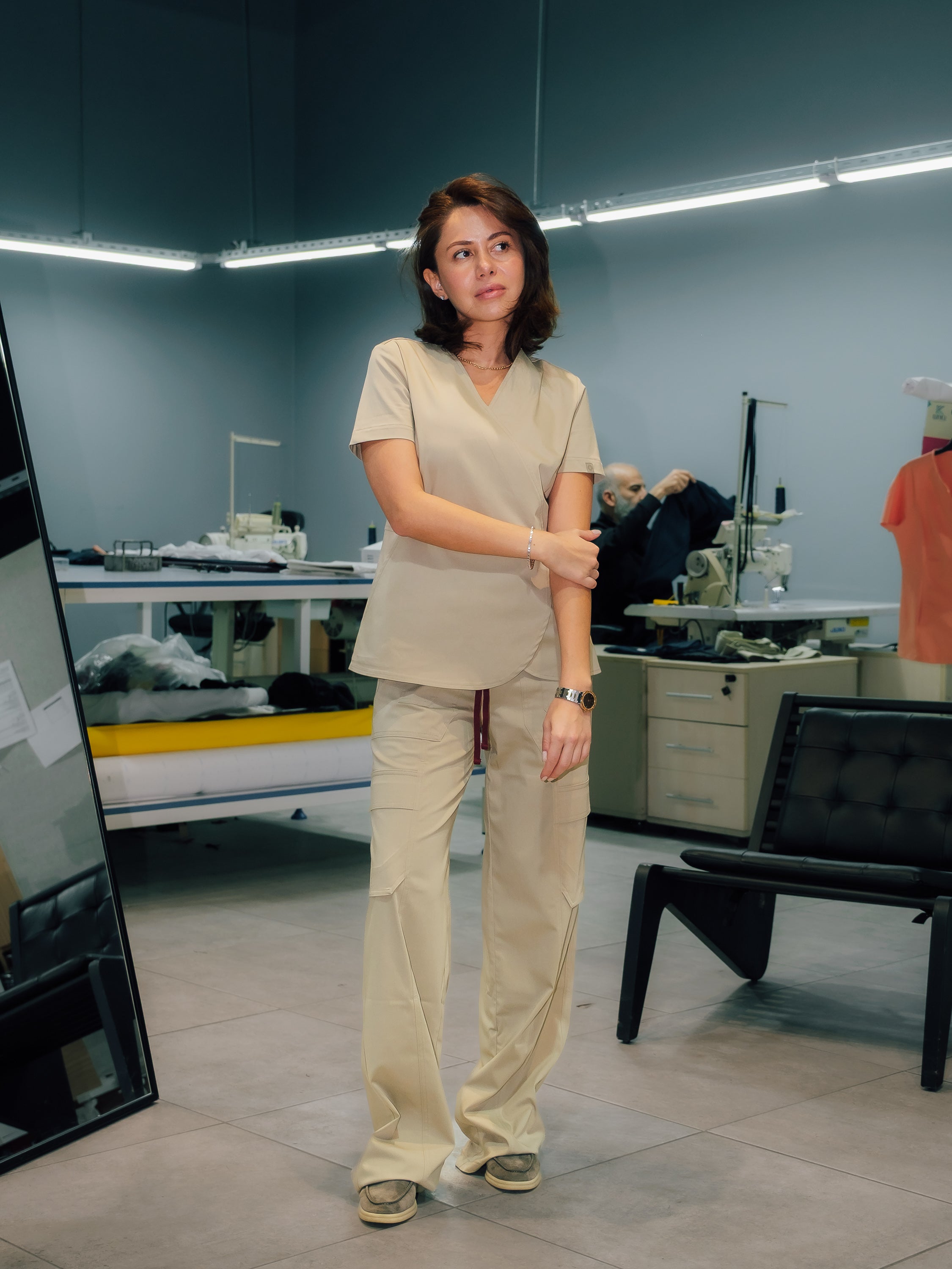 Freya Bol Paça Marl Scrub Pantolon