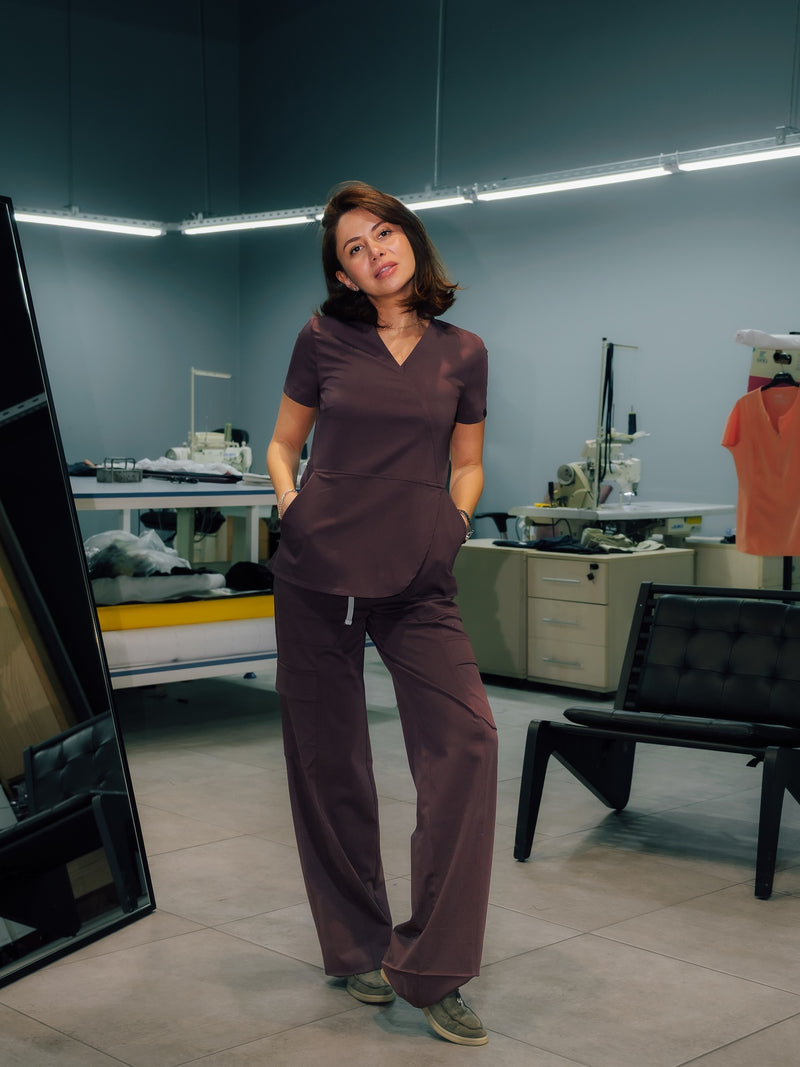 Soleil Scrubs Chicory Üst