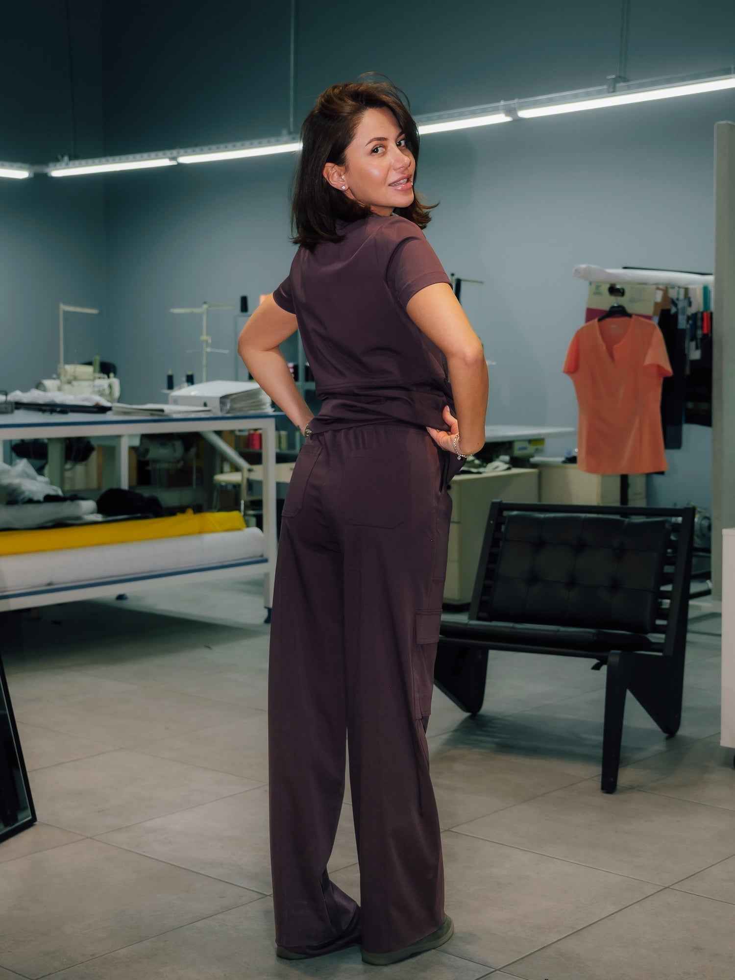 Soleil Scrubs Chicory Üst