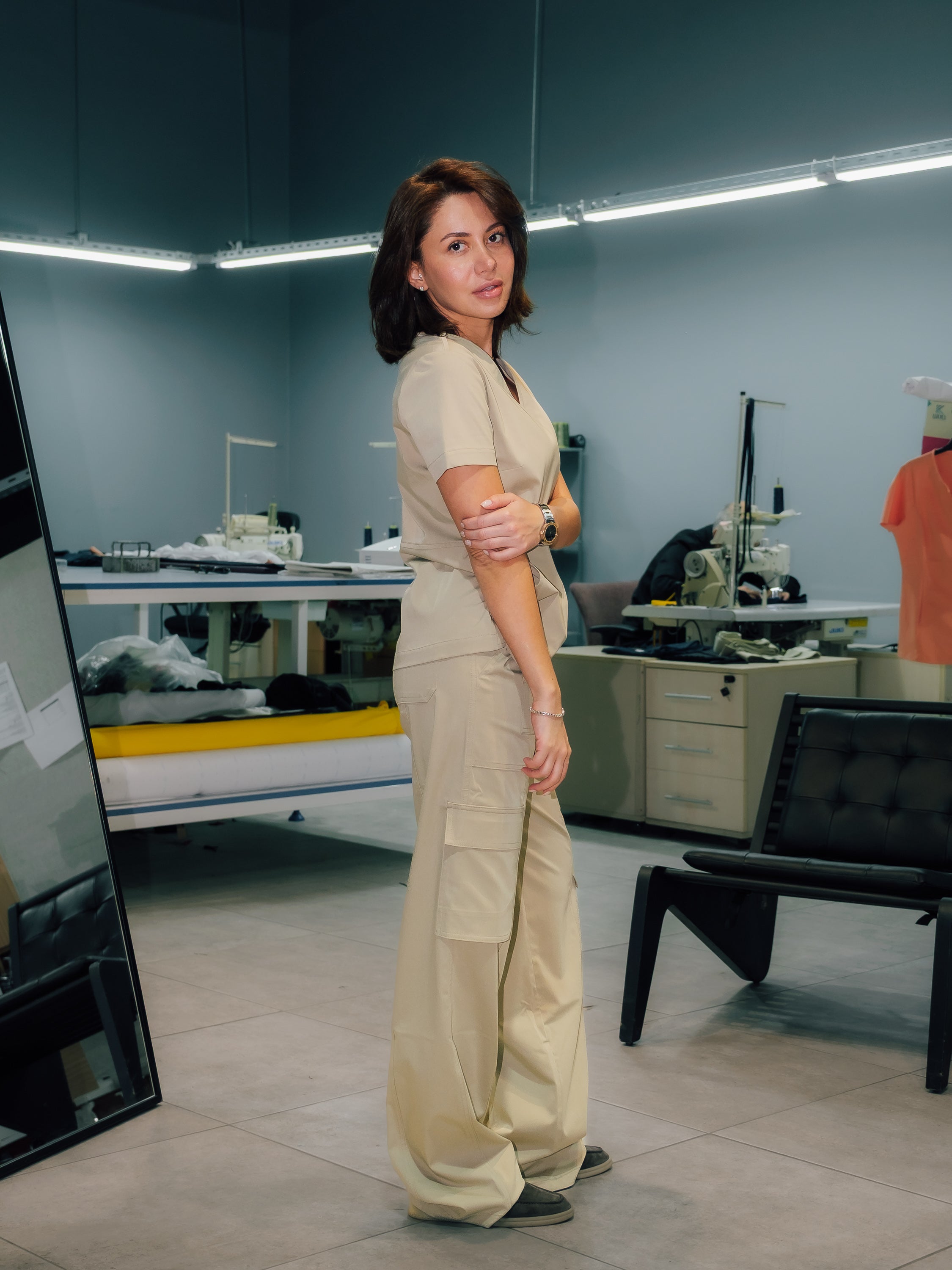 Freya Bol Paça Marl Scrub Pantolon