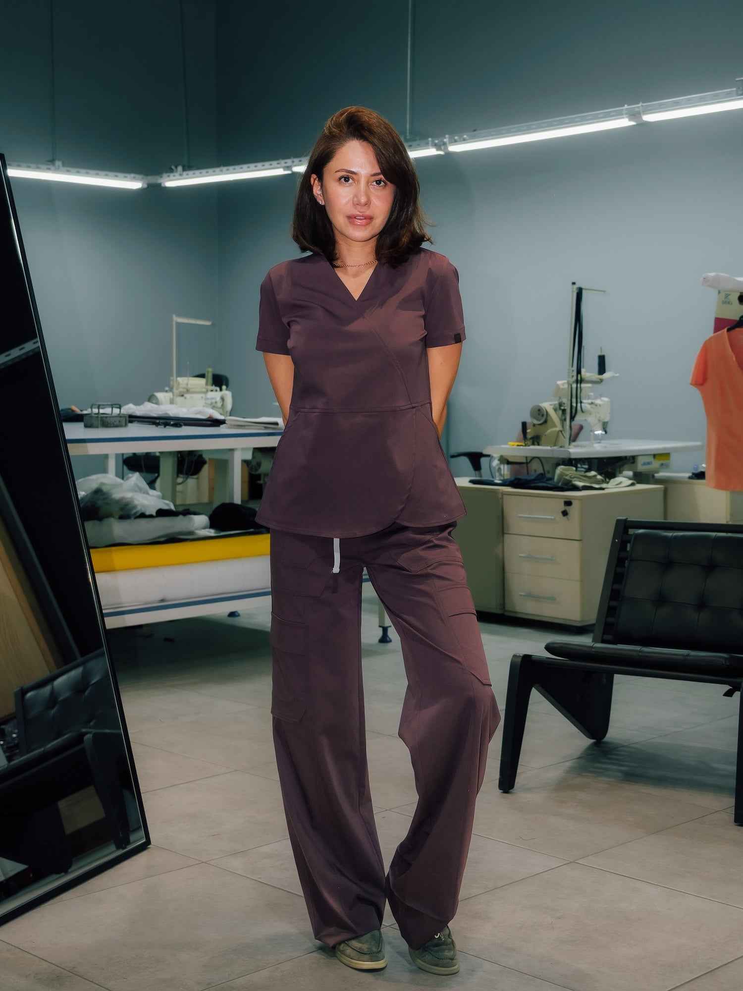 Soleil Scrubs Chicory Üst