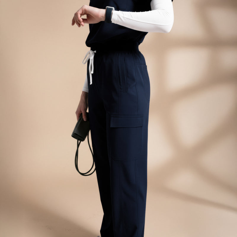 Sol Scrubs Navy Pantolon