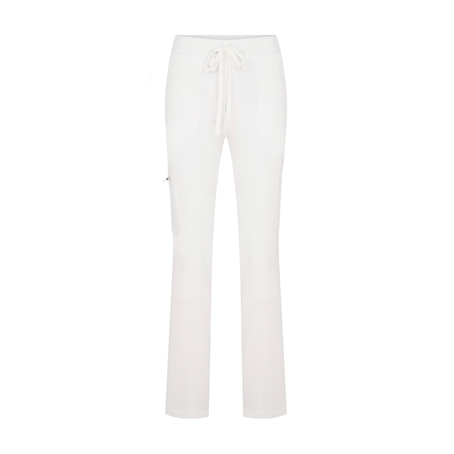 Maya Slim White Scrub Pantolon