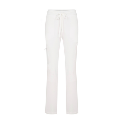 Maya Slim White Scrub Pantolon