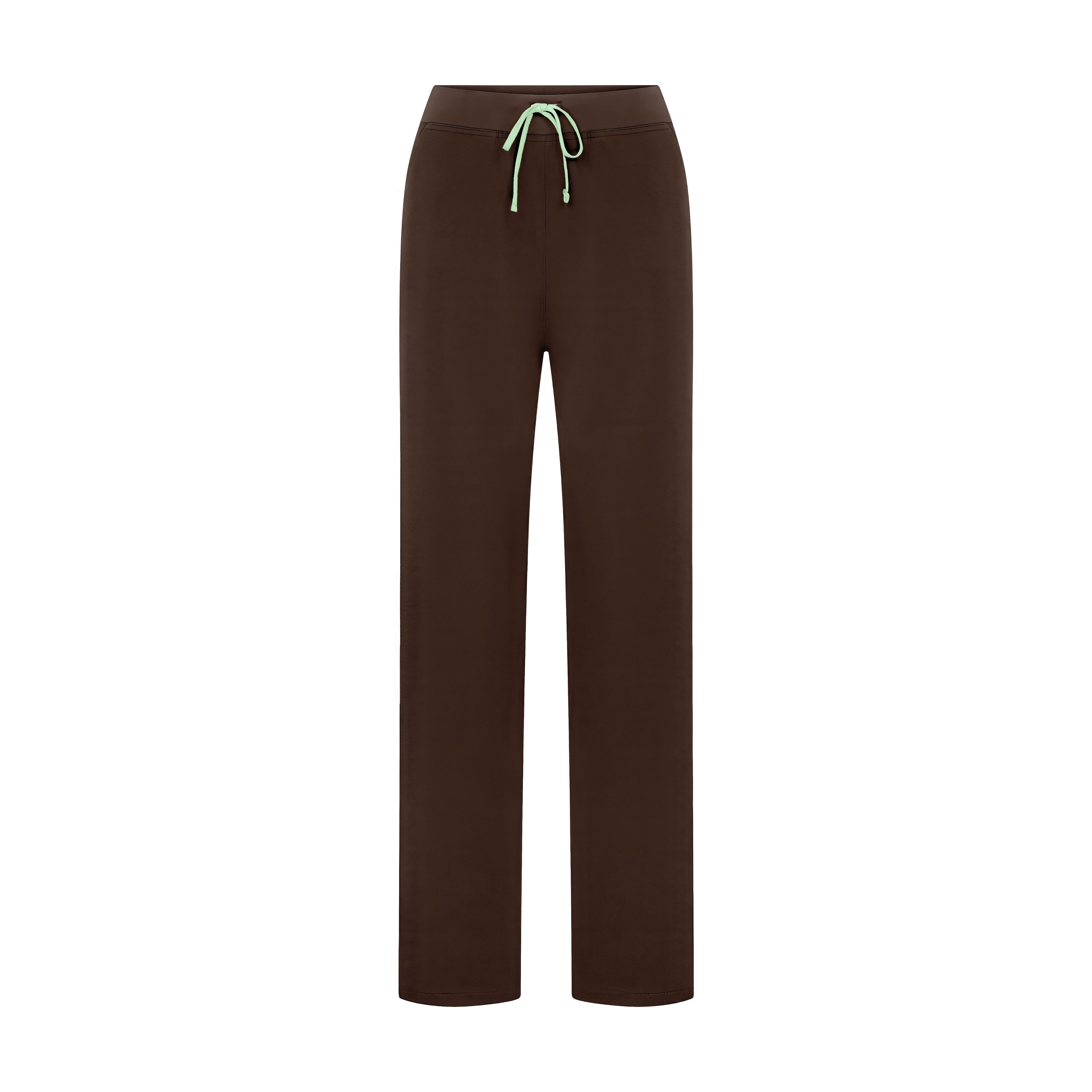 Tokyo Beli Lastikli Scrub Pantolon Cocoa