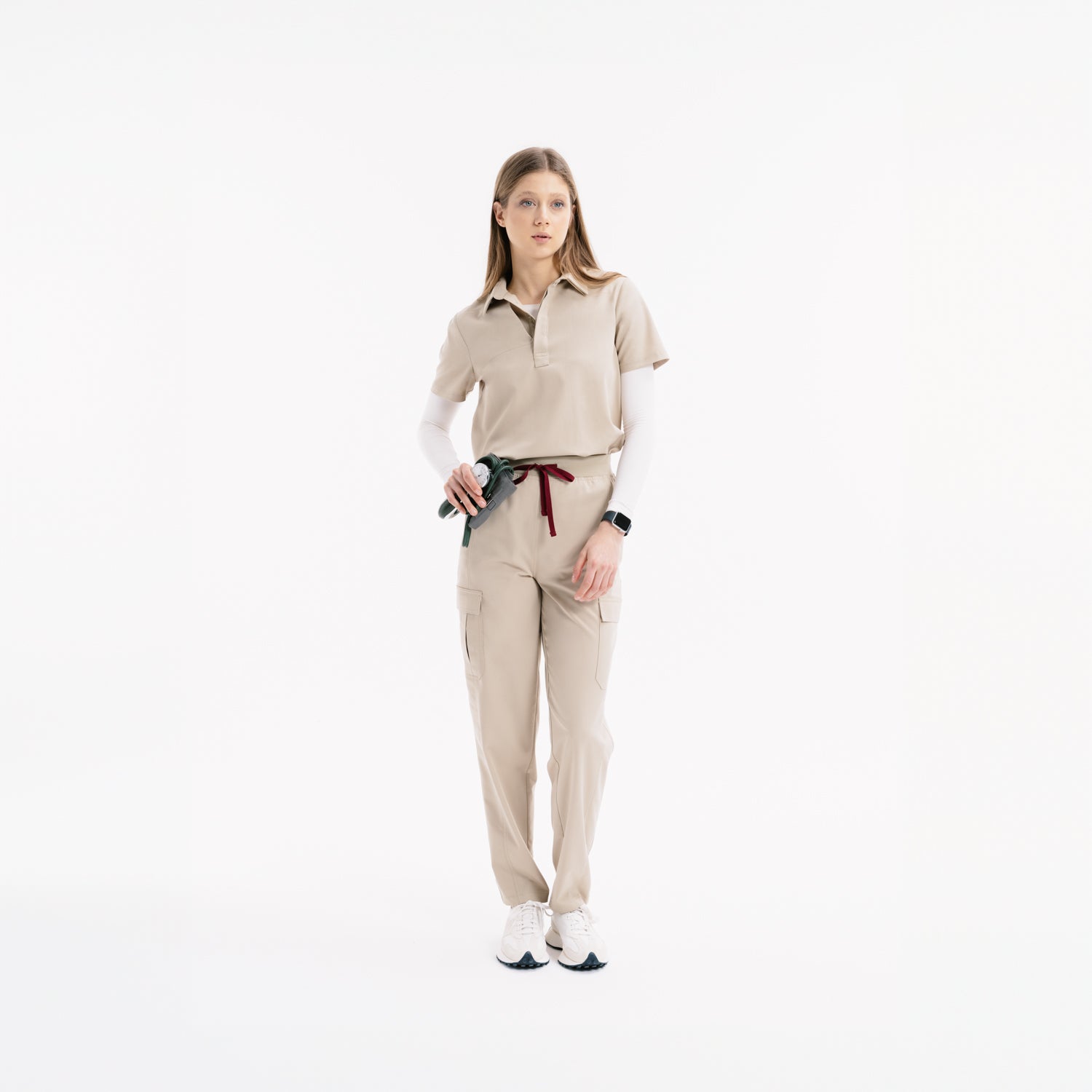 Enzo Kısa Kol Marl Scrub Üst - Rhow Shop - Medikal Giyim - Doktor Üniforma