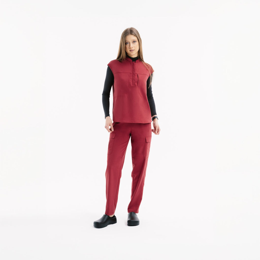 Verve Mandarin Yaka Chili Scrub Üst - Rhow Shop - Medikal Giyim - Doktor Üniforma