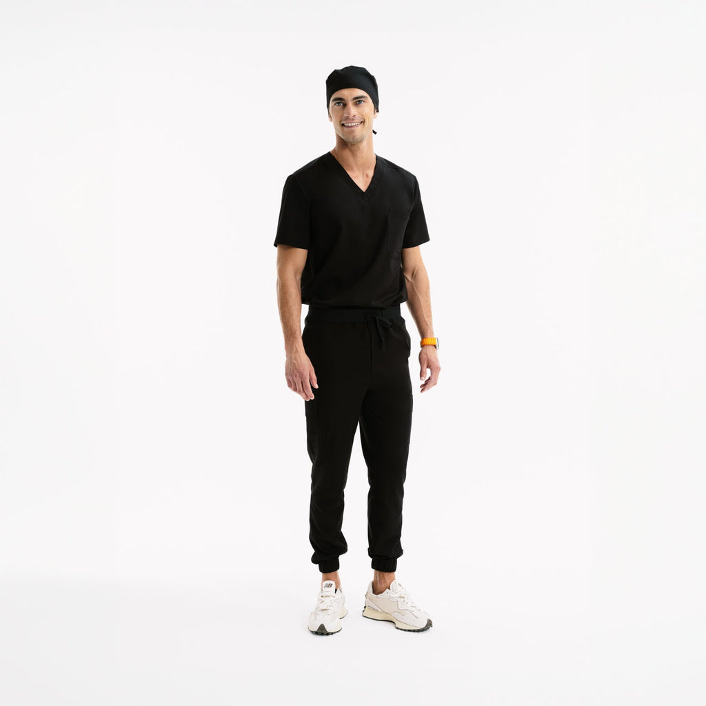 Harbor Jogger Black Scrub Pantolon - Rhow Shop - Medikal Giyim - Doktor Üniforma
