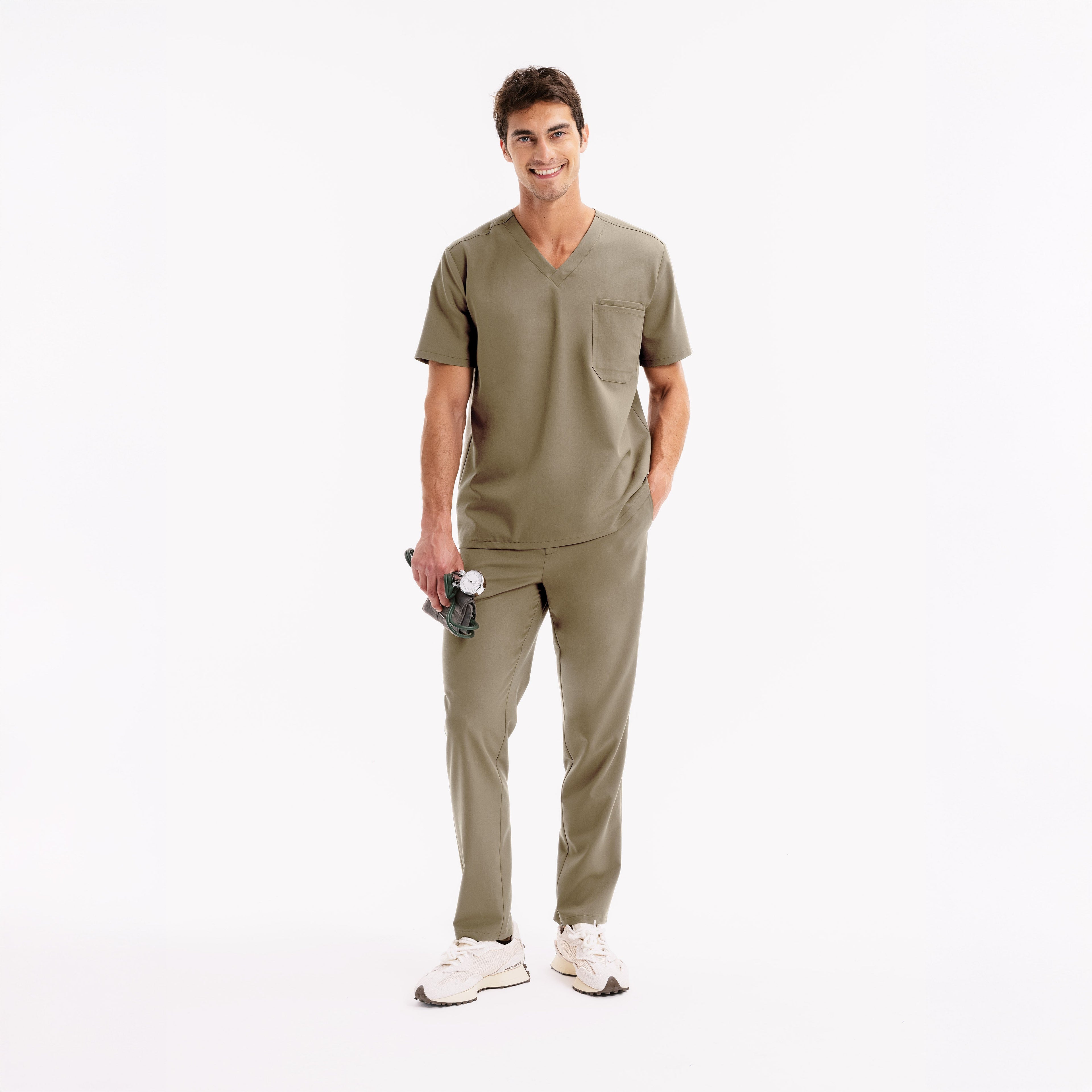 Berkley Hunter Green Scrub Üst