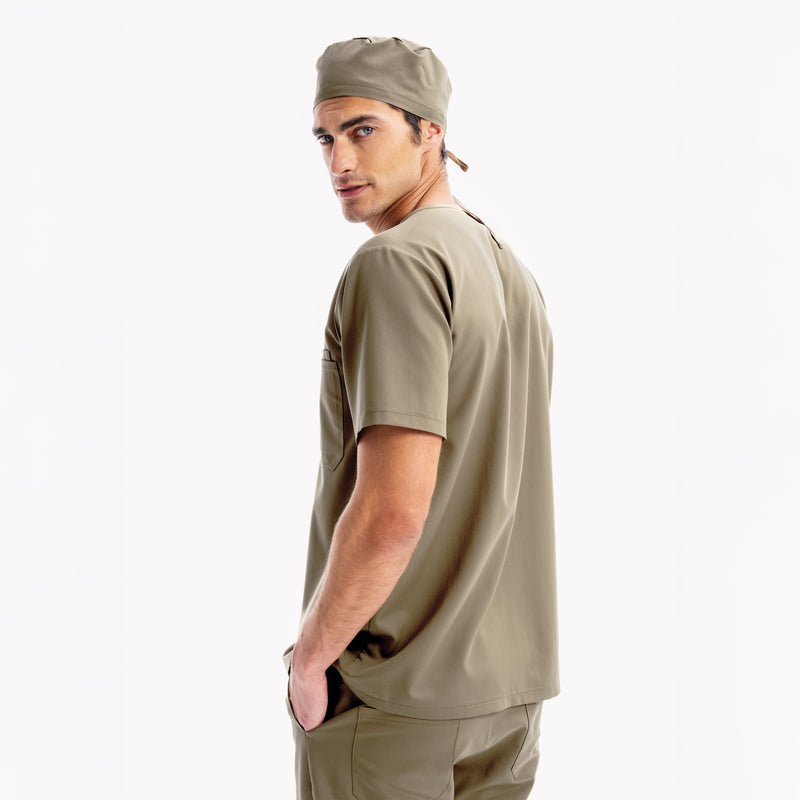 Halo Hunter Green Scrub Bone