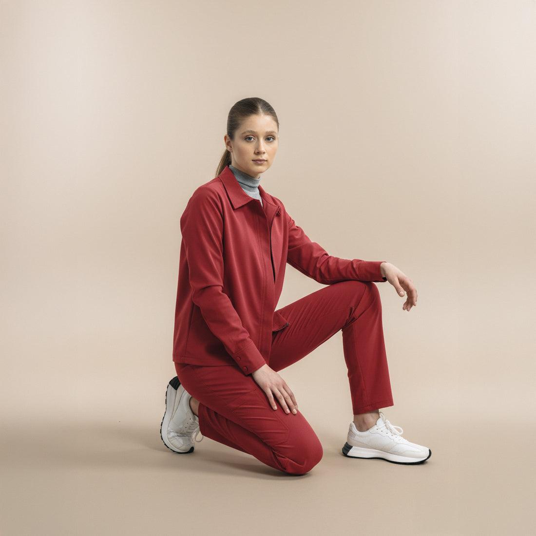 Echo Long Sleeve Chicory Scrub Jacket