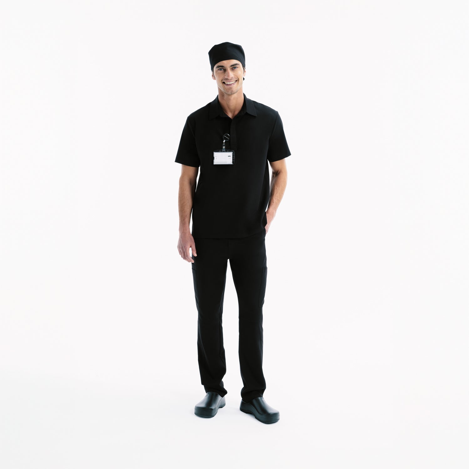 Halo Black Scrub Bone - Rhow Shop - Medikal Giyim - Doktor Üniforma