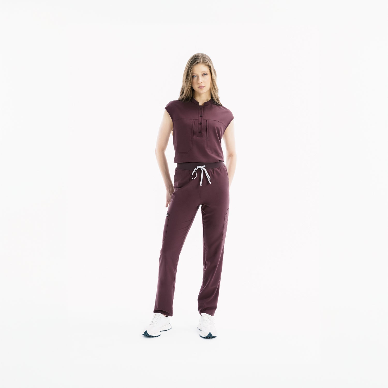 Verve Mandarin Yaka Chicory Scrub Üst - Rhow Shop - Medikal Giyim - Doktor Üniforma