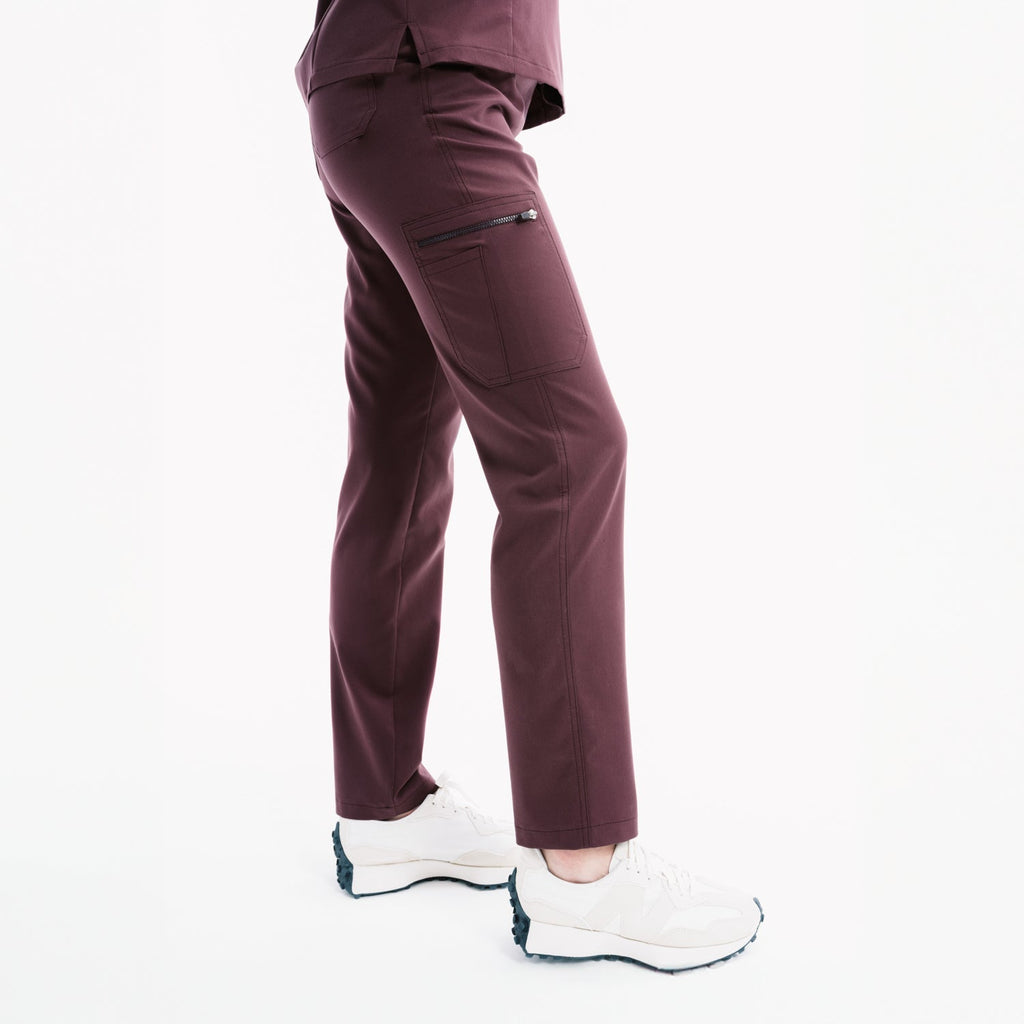 Maya Slim Chicory Scrub Pantolon