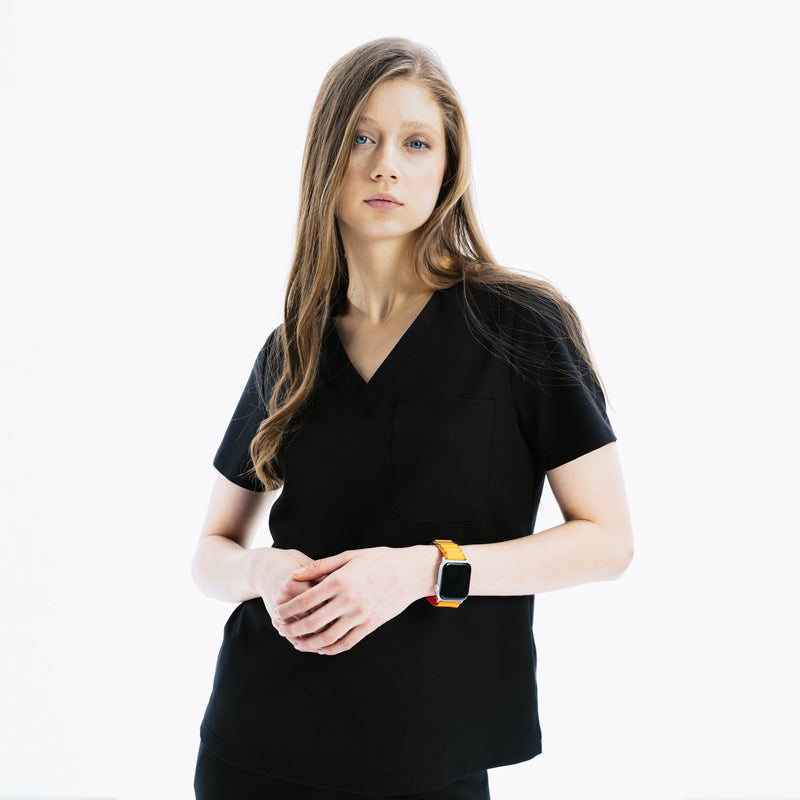 Berkley Tek Cepli Black Scrub Üst