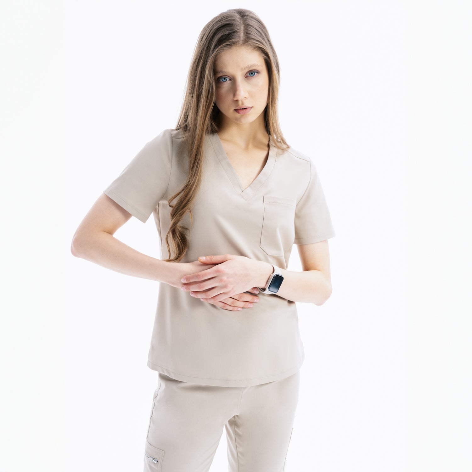 Berkley Tek Cepli Marl Scrub Üst