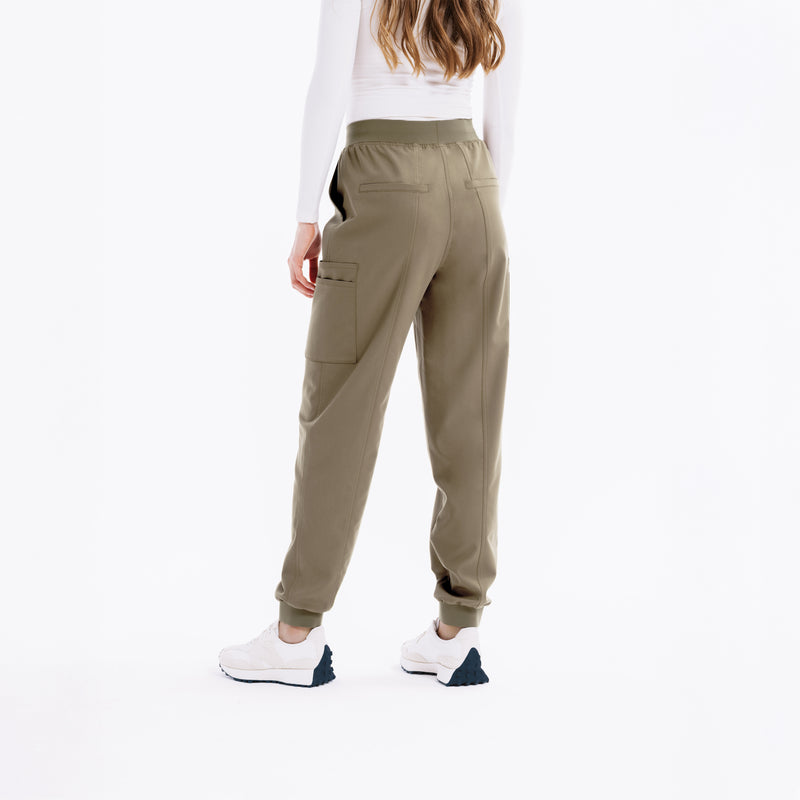 Eva Jogger Hunter Green Scrub Pants