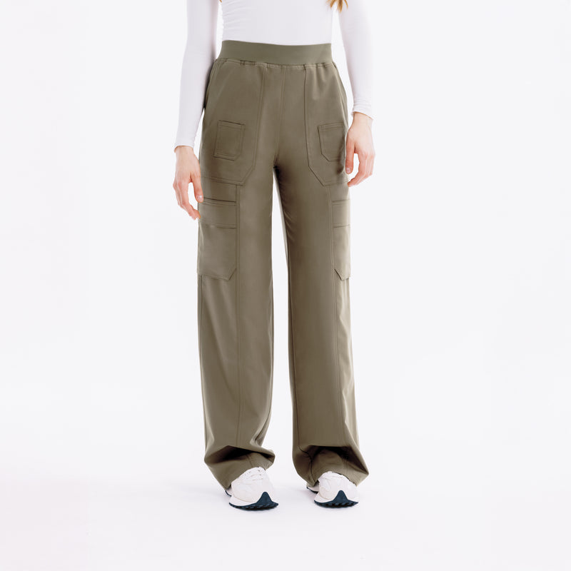 Freya Bol Paça Hunter Green Scrub Pantolon