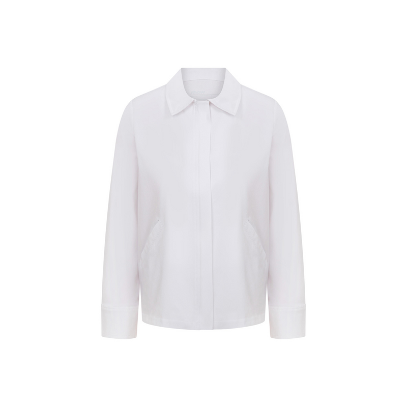 Echo Uzun Kollu White Scrub Ceket