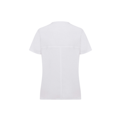 Ezra İki Cepli White Scrub Üst