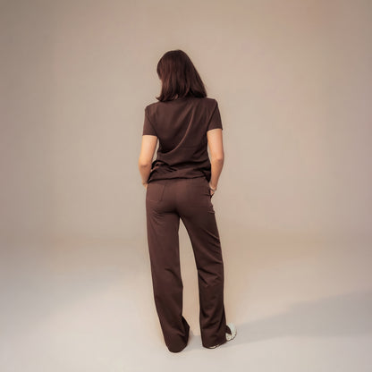 Soleil Scrubs Üst Cocoa