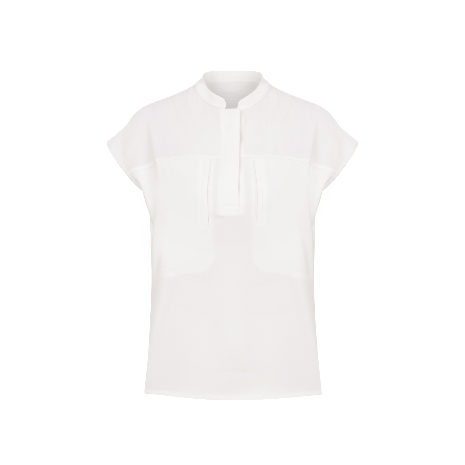 Verve Mandarin Yaka White Scrub Üst - Rhow Shop - Medikal Giyim - Doktor Üniforma