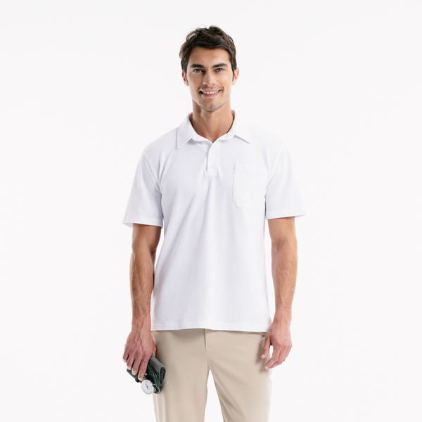 Bowie White Polo Tshirt