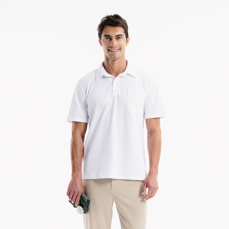 Bowie White Polo Tshirt